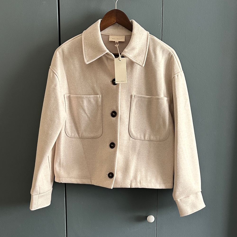 MELLODAY Cream Utility Jacket